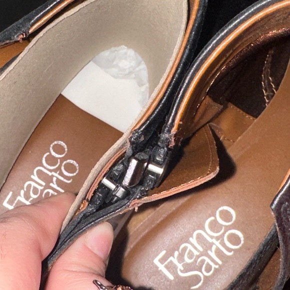 Franco Sarto Black Leather Booties - Picture 6 of 6